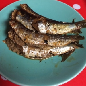 活力鍋で骨まで食べられるいわしの生姜醤油煮